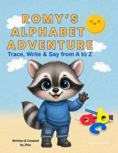 Romy's Alphabet Adventure Learn to Trace, Write and Say the Alphabet with Romy