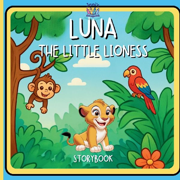 LUNA THE LITTLE LIONESS: A Roaring Adventure That Teaches Kids About Strength, Love, and Believing in Themselves