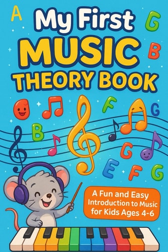 My First Music Theory Book A Fun and Easy Introduction to Music for Kids Ages 4-6