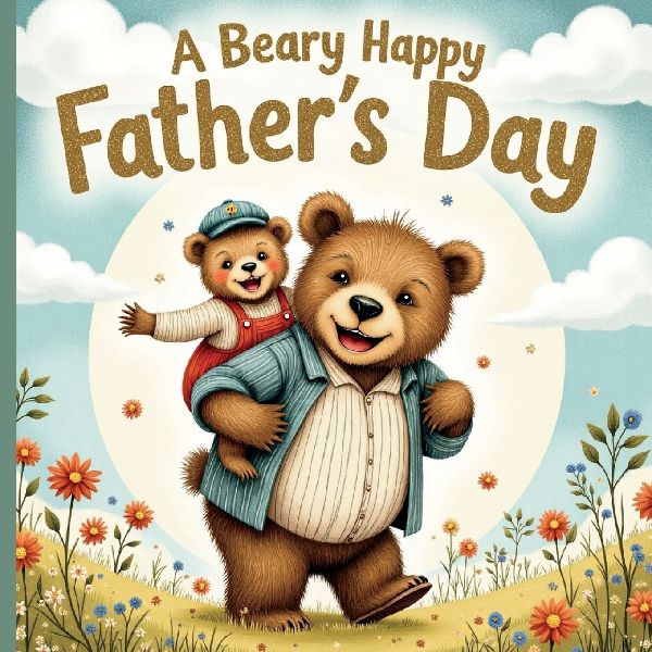 A Beary Happy Fathers Day: Celebrating the Paws-itively Best Dad Around!