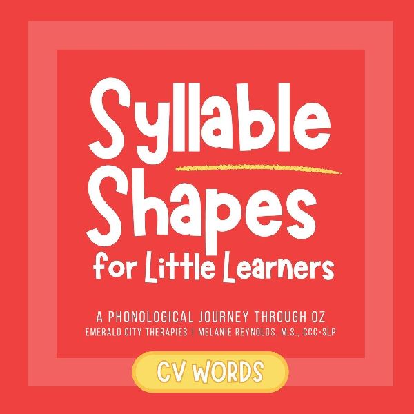 Syllable Shapes for Little Learners CV Words: A Phonological Journey Through Oz