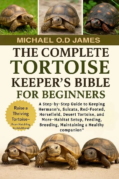 THE COMPLETE TORTOISE KEEPERS BIBLE FOR BEGINNERS: A Step-by-Step Guide to Keeping Hermanns, Sulcata, Red-Footed, Horsefield, Desert Tortoise, and More-Habitat Setup, Feeding, Breeding, Maintaining a Healthy companion