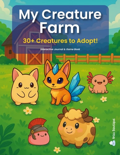 My Creature Farm 30+ Creatures to Adopt! Interactive Journal, Game Book