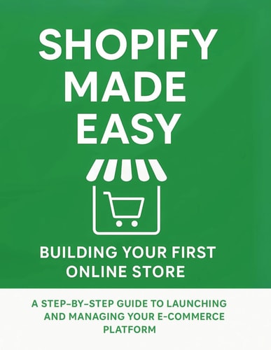 Shopify Made Easy Building Your First Online Store: A Step-by-Step Guide to Launching and Managing Your E-commerce Platform