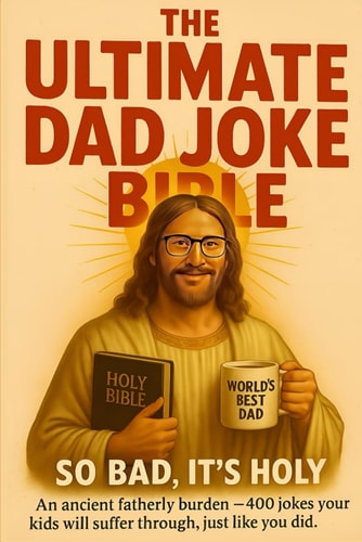 The Ultimate Dad Joke Bible An Ancient Fatherly Burden - More Than 400 Jokes Your Kids Will Suffer Through, Just Like You Did.