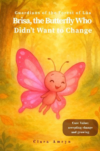 The Butterfly Who Didnt Want to Change: A Gentle Story About Growth, Change, and Inner Light - English Edition for Kids Ages 3-8