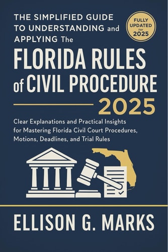 The Simplified Guide to Understanding and Applying the Florida Rules of Civil Procedure 2025 Clear Explanations and Practical Insights for Mastering Florida Civil Court Procedures, Motions, Deadlines