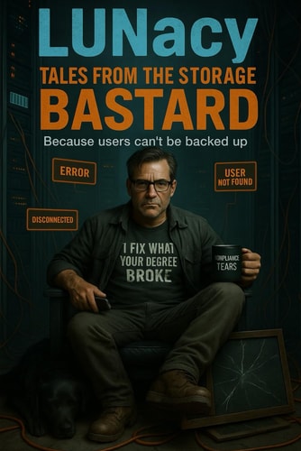 LUNacy Tales from the Storage Bastard: "Because Users Can't be Backed Up."