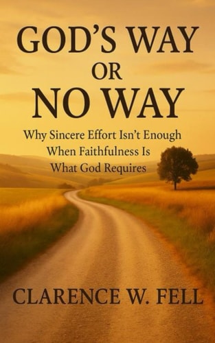 God's Way Or No Way Why Sincere Effort Isn't Enough When Faithfulness Is What God Requires