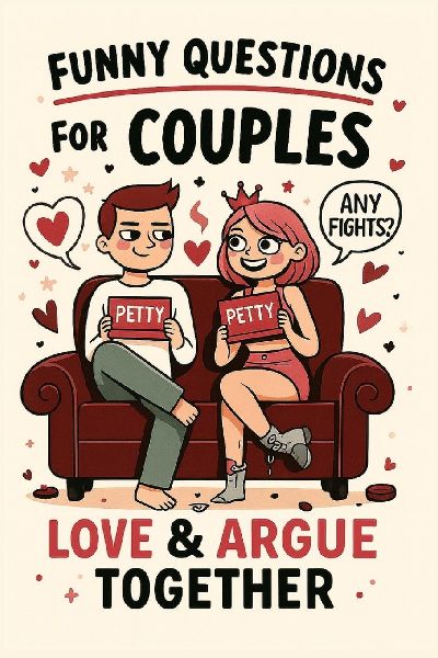 Funny Questions for Couples: Bold Prompts, Hilarious Fights & Steamy Confessions to Laugh, Love & Roast Each Other