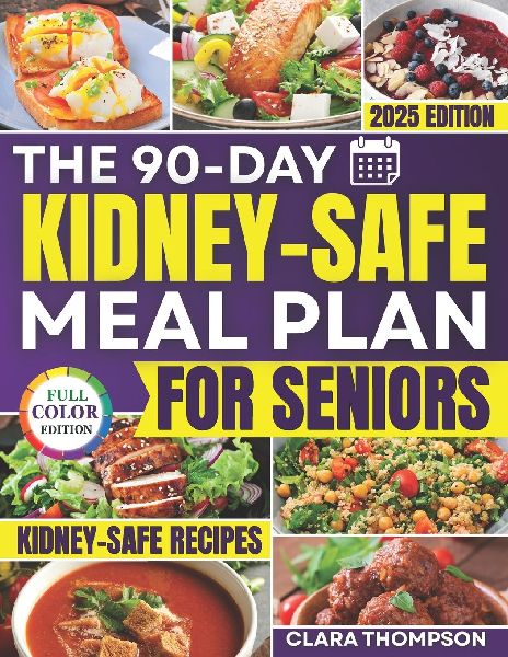 The 90-Day Kidney-Safe Meal Plan for Seniors: Simple, Tasty Recipes to Naturally Avoid Dialysis, Balance Minerals, and Regain Kitchen Confidence Without Guesswork, Boredom, or Bland, Tasteless Foods