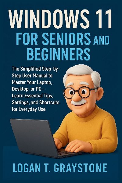 WINDOWS 11 FOR SENIORS AND BEGINNERS: The Simplified Step-by-Step User Manual to Master Your Laptop, Desktop, or PC - Learn Essential Tips, Settings, and Shortcuts for Everyday Use