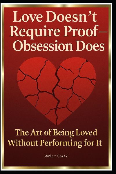 Love Doesnt Require Proof - Obsession Does The Art of Being Loved Without Performing for It