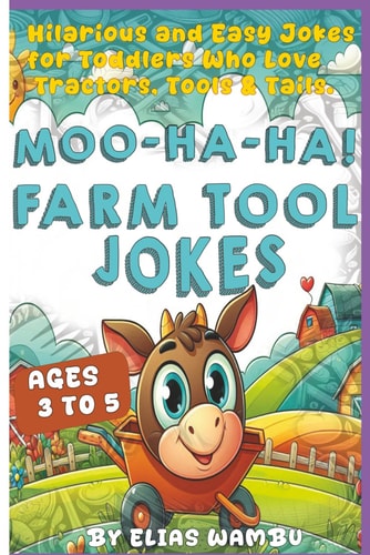 Moo-Ha-Ha Farm Tool Jokes Hilarious and Easy Jokes for Toddlers who Love Tractors, Tools and Tails _ Farm Jokes for Toddlers and Preschoolers: Funny Tool Jokes for Kids Ages 3-5 Both Boys and Girls.
