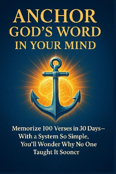Anchor Gods word in your mind - quickly and for life: memorize 100 verses in 30 days - With a system so simple, You will wonder why no one taught it sooner