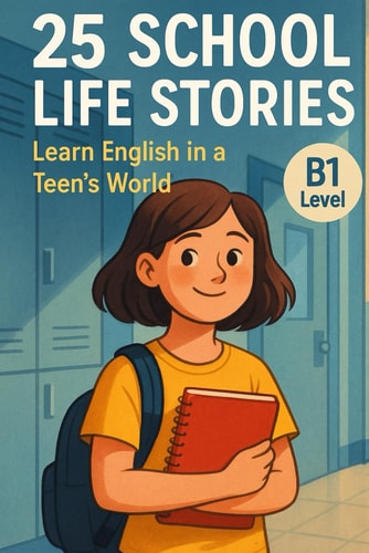 25 School Life Stories Learn English in a Teen's World (B1 Level): Everyday English Reading Practice Through Realistic Teen Stories
