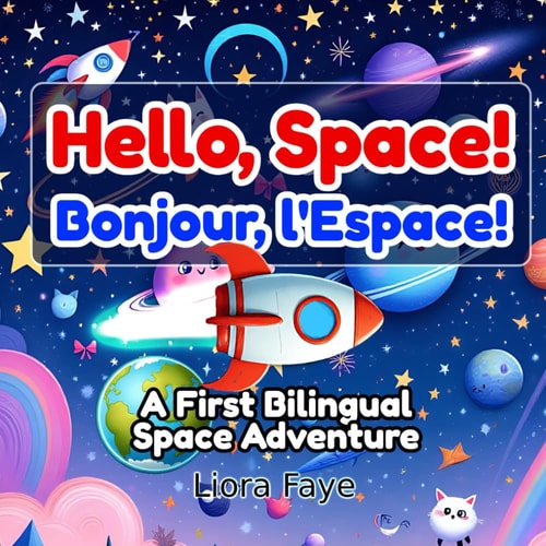 Hello, Space! / Bonjour, L'Espace! A First Bilingual Space Adventure for Curious Kids (English - French)