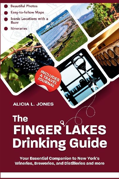 The Finger Lakes Drinking Guide: Your Essential Companion to New Yorks Wineries, Breweries, and Distilleries and more (Black and White Edition)