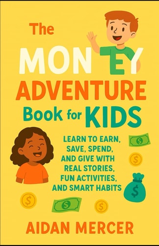 The Money Adventure Book for Kids Learn to Earn, Save, Spend, and Give with Real Stories, Fun Activities, and Smart Habits