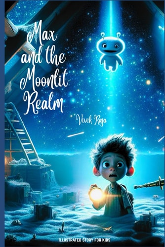 Max and the Moonlit Realm Illustrated Story for Kids