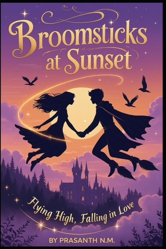 Broomsticks at Sunset Flying High, Falling in Love