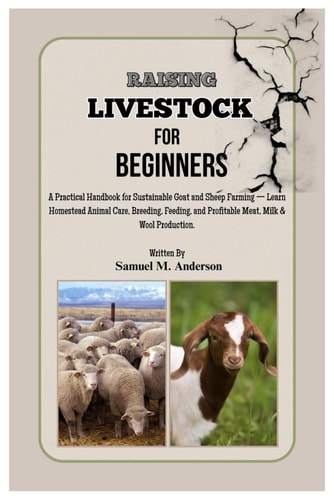Raising Livestock for Beginners A Practical Handbook for Sustainable Goat and Sheep Farming - Learn Homestead Animal Care, Breeding, Feeding, and Profitable Meat, Milk & Wool Production.