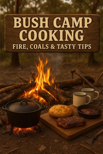Bush Camp Cooking Fire, Coals & Tasty Tips