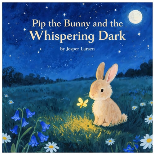 Pip the Bunny and the Whispering Dark A Gentle Bedtime Story About the Magic of Night 8.5" X 8.5" Overcoming the Fear of the Dark and Night-Time Anxiety