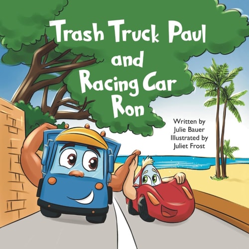 Trash Truck Paul and Racing Car Ron