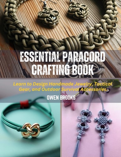 Essential Paracord Crafting Book Learn to Design Handmade Jewelry, Tactical Gear, and Outdoor Survival Accessories
