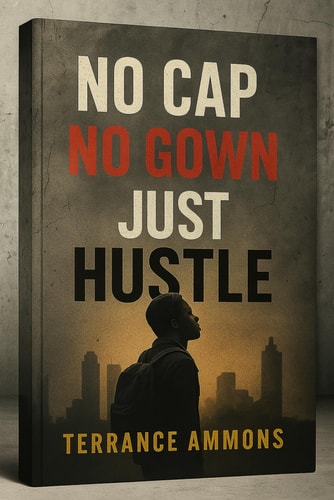 No Cap No Gown Just Hustle
