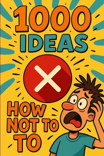 1000 Ideas How Not To: The World's Worst Self-help Book (and Proud of It)