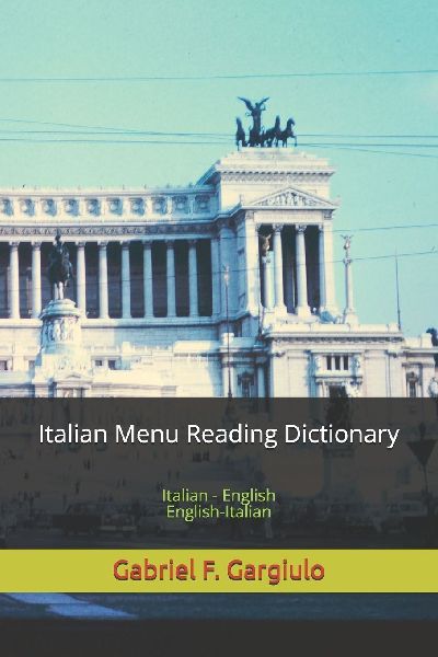 Italian Menu Reading Dictionary