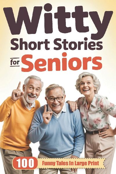 Witty Short Stories for Seniors: 100 Funny Tales in Large Print to Entertain, Amuse, and Brighten Your Day - A Hilarious, Heartwarming Gift for Older Adults, Retirees, and Grandparents
