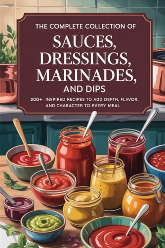The Complete Collection of Sauces, Dressings, Marinades, and Dips 200+ Inspired Recipes to Add Depth, Flavor, and Character to Every Meal