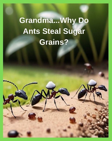 Grandma...Why Do Ants Steal Sugar Grains?