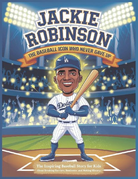 Jackie Robinson: The Baseball Icon Who Never Gave Up | The Inspiring Baseball Story for Kids: A Historic Journey of Breaking Barriers, Determination, and Changing Baseball Forever