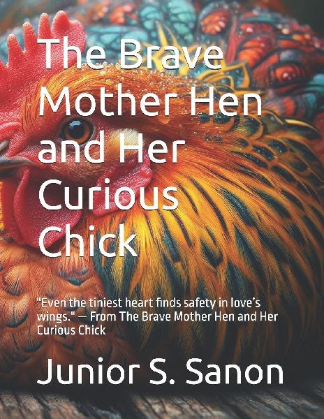 The Brave Mother Hen and Her Curious Chick: "Even the tiniest heart finds safety in love's wings." - From The Brave Mother Hen and Her Curious Chick