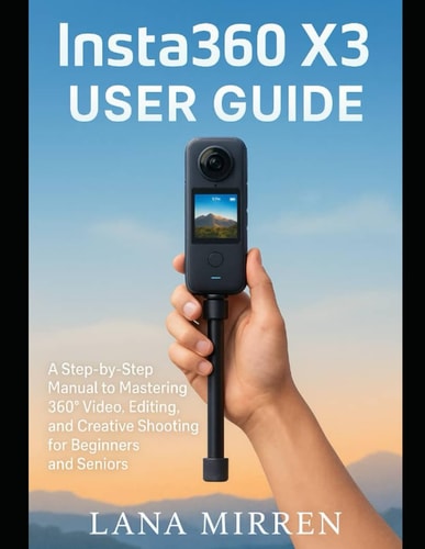 Insta360 X3 User Guide A Step-by-Step Manual to Mastering 360° Video, Editing, and Creative Shooting for Beginners and Seniors