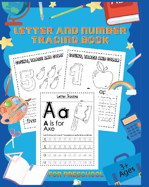 Letter and Number Tracing Book