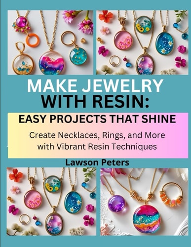 Make Jewelry with Resin EASY PROJECTS THAT SHINE : Create Necklaces, Rings, and More with Vibrant Resin Techniques