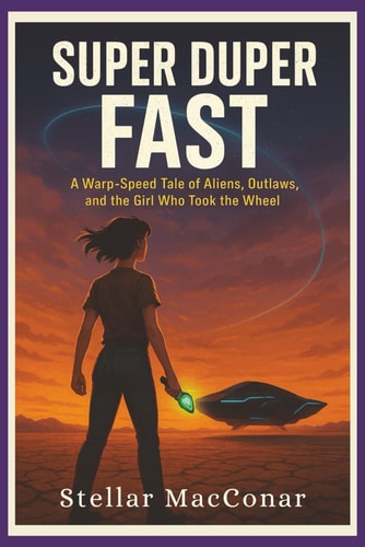 Super Duper Fast A Warp-Speed Tale of Aliens, Outlaws, and the Girl Who Took the Wheel - High Speed UFO Racing, Funny, Science Fiction, First Contact, Space Race Adventure