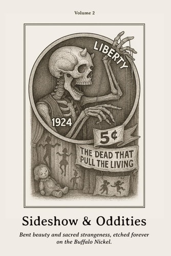 Sideshow & Oddities Bent Beauty and Sacred Strangeness, Etched Forever on the Buffalo Nickel.