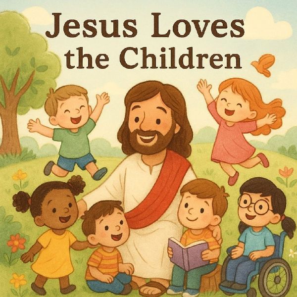 Jesus Loves the Children: A Heartwarming Christian Picture Book for Kids Ages 2-10 About Jesus Love, Diversity, and Kindness