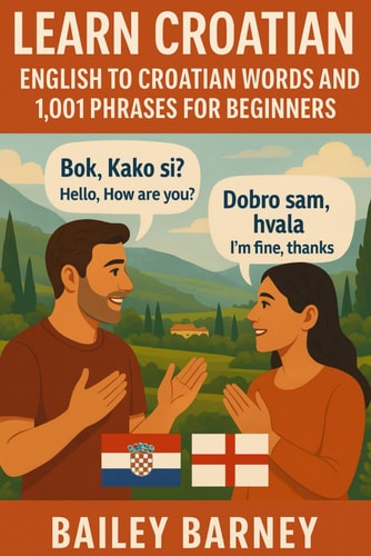 Learn Croatian English to Croatian Words and 1,001 Phrases for Beginners