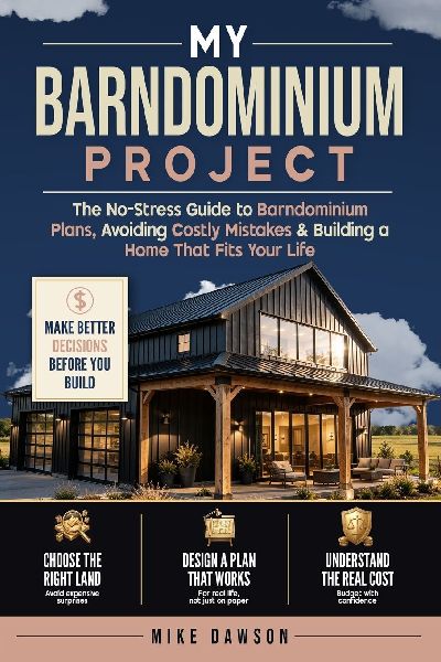 My Barndominium Project: The No-Stress Guide to Barndominium Plans, Avoiding Costly Mis-takes & Building a Home That Fits Your Life