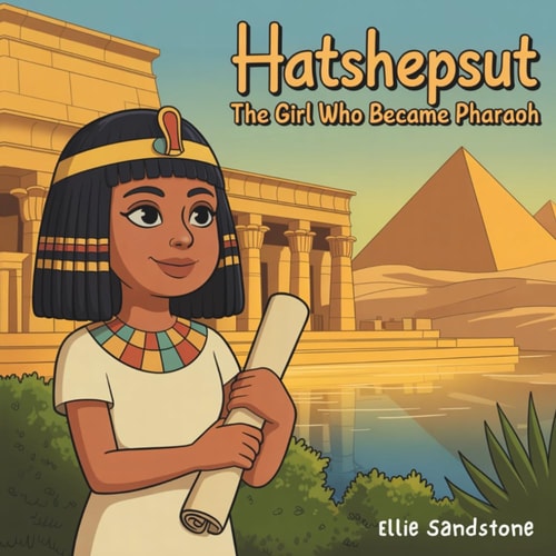 Hatshepsut The Girl Who Became Pharaoh: A True Story of Ancient Egypt's First Female Pharaoh - A Historical Picture Book About Courage, Curiosity, and Leadership for Kids Ages 5-9