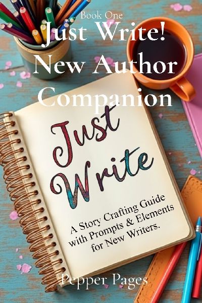 Just Write! New Author Companion: A Story Crafting Guide with Prompts & Elements for New Writers.