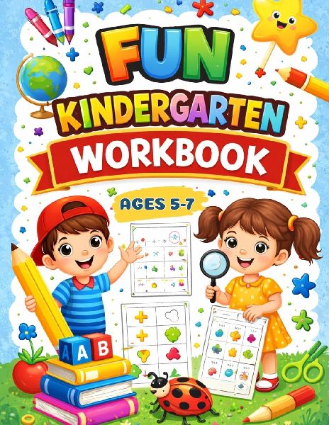 Fun Kindergarten Workbook: Over 100 Games and Educational Activities to Support Kindergarten Skills