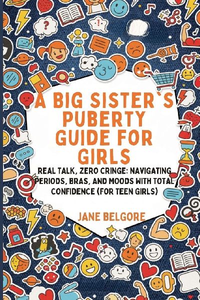 A Big Sisters Puberty Guide for Girls: Real Talk, Zero Cringe: Navigating Periods, Bras, and Moods with Total Confidence (For Teen Girls)